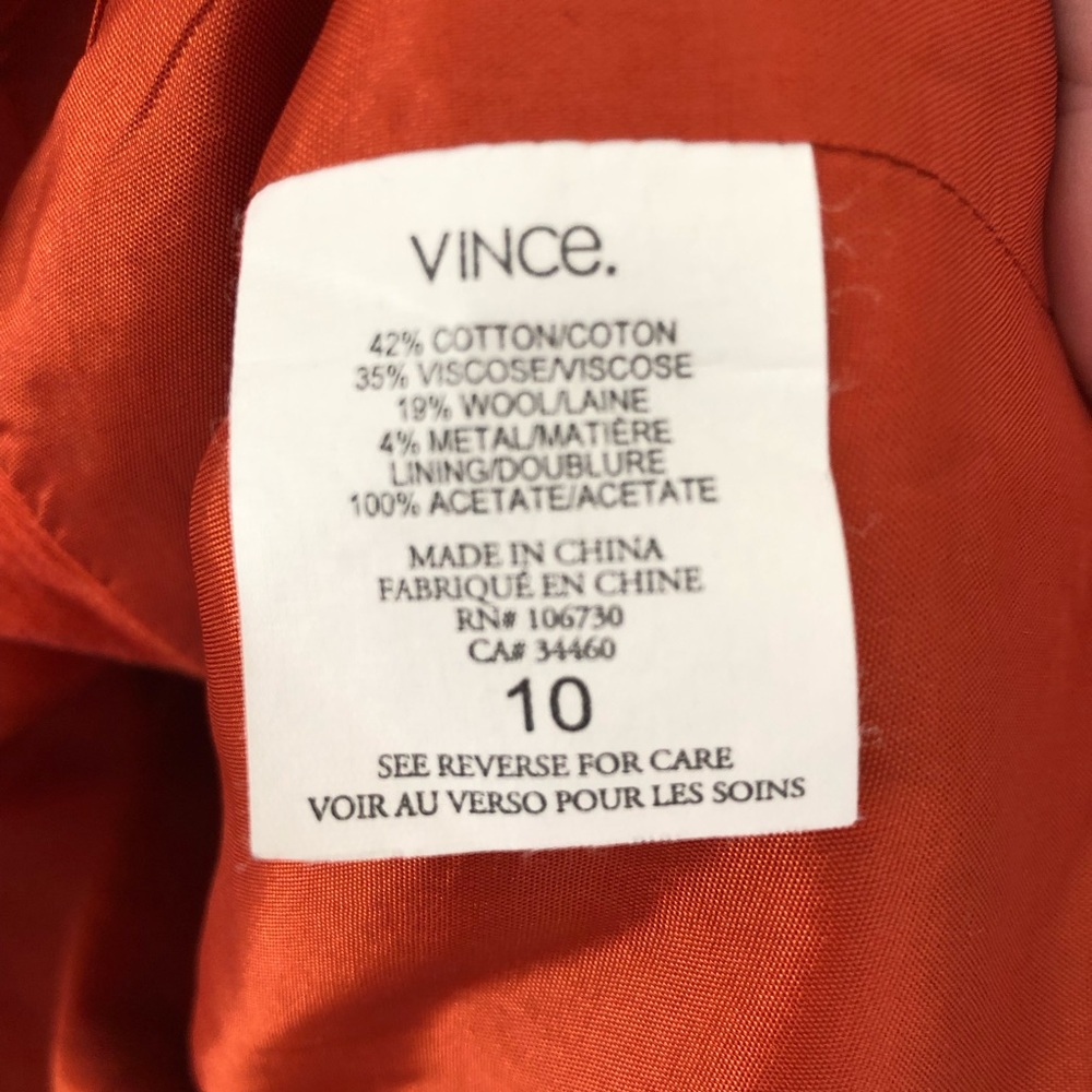 Vince Hidden Button Blazer - Picture 5 of 8